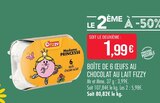 Boîte de 6 œufs au chocolat au lait - Fizzy dans le catalogue Supermarchés Match