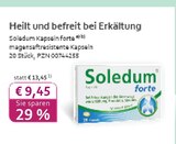 Soledum Kapseln forte bei mea - meine apotheke im Prospekt "" für 9,45 €