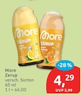 Zerup von More im aktuellen budni Prospekt für 4,29 €