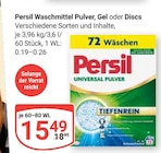 Aktuelle Persil Angebote bei GLOBUS in Offenbach (Main) Aktuelles Waschmittel Pulver, Gel oder Discs Angebot bei GLOBUS in Offenbach (Main) ab 15,49 €