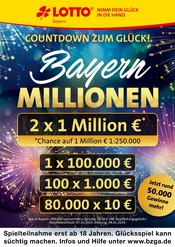 Aktueller LOTTO Bayern Neustadt Prospekt "Bayern MILLIONEN" mit 1 Seite