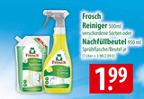 Frosch Reiniger oder Nachfüllbeutel Angebote bei famila Nordost Kiel für 1,99 €