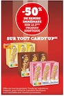 Promo -50% de remise immédiate sur le 2ème produit identique sur tout Candy'up à  dans le catalogue U Express à Saint-Mathieu