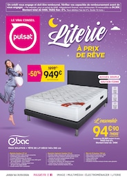 Pulsat Catalogue "Literie À PRIX DE RÊVE", 4 pages, Saint-Maurice-des-Noués,  05/01/2026 - 31/01/2026