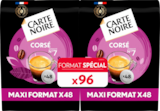 DOSETTES DE CAFÉ CORSÉ CARTE NOIRE - CARTE NOIRE en promo chez Auchan Hypermarché Valence à 12,25 €