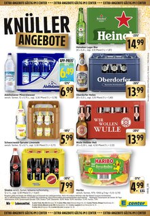 Bier im E center Prospekt "Aktuelle Angebote" mit 52 Seiten (Aalen)