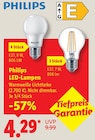 LED-Lampen E27, 8 W, 806 LM von Philips im aktuellen Lidl Prospekt