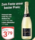 Sekt Carta Dry Angebote von Freixenet bei GLOBUS Amberg für 3,79 €