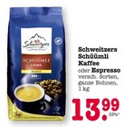 Schüümli Kaffee Angebote von Schweitzers bei E center Weinheim für 13,99 €