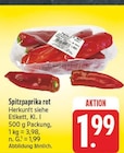 Spitzpaprika rot Angebote bei nah und gut Zwickau für 1,99 €