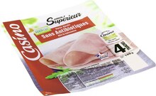 Jambon supérieur - Géant Casino à Paris Jambon supérieur en promo chez Géant Casino Paris