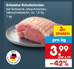 Aktuelle Braten Angebote bei Netto Marken-Discount in Wuppertal Aktuelles Schweine-Schulterbraten Angebot bei Netto Marken-Discount in Wuppertal ab 3,99 €