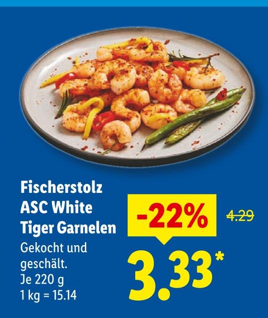 ASC White Tiger Garnelen