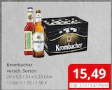 Aktuelle Krombacher Angebote bei Getränkefachmarkt Rausch in Gießen Aktuelles versch. Sorten Angebot bei Getränkefachmarkt Rausch in Gießen ab 15,49 €