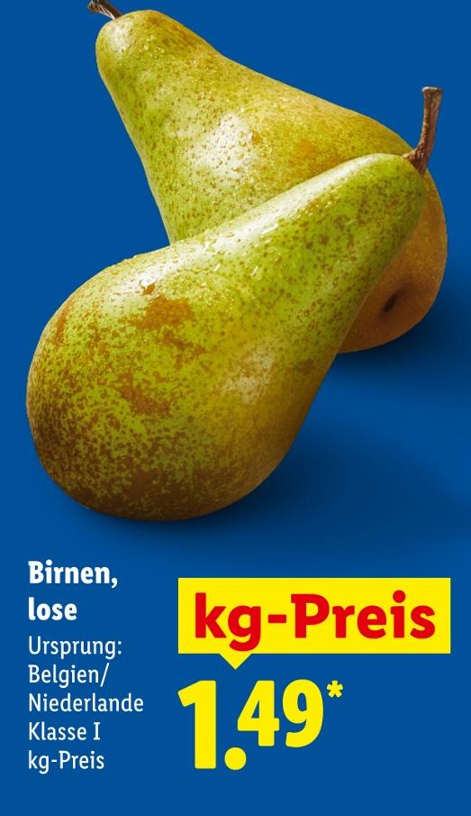 Birnen, lose