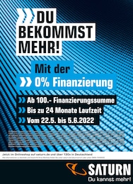 Saturn Prospekt für Berlinchen: DU BEKOMMST MEHR!, 1 Seite, 22.05.2022 - 05.06.2022
