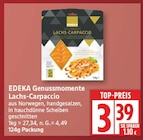 Genussmomente Lachs-Carpaccio von EDEKA für 3,39 € bei EDEKA im Angebot Genussmomente Lachs-Carpaccio von EDEKA im aktuellen EDEKA Prospekt