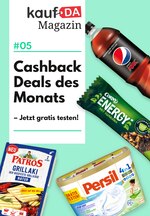 kaufDA Magazin Prospekt für Berlin mit 1 Seite kaufDA Magazin Prospekt für Berlin: "Cashback Deals des Monats", 1 Seite, 15.06.2021 - 30.06.2021