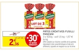 Pâtes Créatives Fusilli - Panzani - Intermarché Pâtes Créatives Fusilli - Panzani à 2,36 € dans le catalogue Intermarché