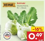 Kohlrabi im Netto Marken-Discount Prospekt Kohlrabi von HEIMAT im aktuellen Netto Marken-Discount Prospekt für 0,49 €