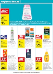 Déodorant Angebote im Prospekt "PRODUITS LAITIERS & VÉGÉTAUX !" von Carrefour auf Seite 47