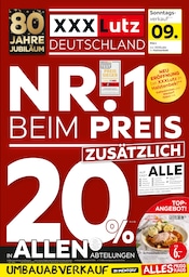 Aktueller XXXLutz Möbelhäuser Prospekt mit Schweinebraten, "NR.1 BEIM PREIS", Seite 1