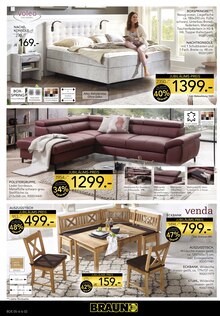 Bett im BRAUN Möbel-Center Prospekt "Jubiläums Rabatt" mit 4 Seiten (Reutlingen)