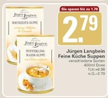 Feine Küche Suppen bei WEZ im Rodenberg Prospekt für 2,79 €