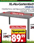 XL-Alu-Gartentisch "Malmö" im Angebot bei Wreesmann in Pirna XL-Alu-Gartentisch "Malmö" Angebote bei Wreesmann Pirna für 89,99 €