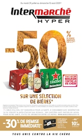 Prospectus Intermarché à Moissac, "-50% DE REMISE IMMÉDIATE SUR LE 2ÈME SUR UNE SÉLECTION DE BIÈRES", 32 pages de promos valables du 29/07/2025 au 10/08/2025