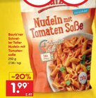 Schneller Teller Nudeln mit Tomatensoße Angebote von Bautz'ner bei Netto Marken-Discount Lutherstadt Wittenberg für 1,99 €