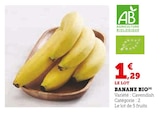 Promo Banane Bio à 1,29 € dans le catalogue U Express à L'Ardoise