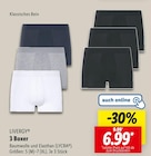 3 Boxer von LIVERGY für 6,99 € bei Lidl im Angebot 3 Boxer von LIVERGY im aktuellen Lidl Prospekt