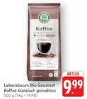 Aktuelles Bio Gourmet Kaffee klassisch gemahlen Angebot bei E center in Konstanz ab 9,99 €