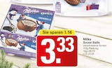 Snow Balls Angebote von Milka bei WEZ Bad Oeynhausen für 3,33 €