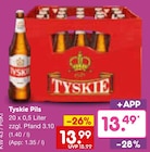Pils im Angebot bei Netto Marken-Discount in Lichtenfels Pils Angebote von Tyskie bei Netto Marken-Discount Lichtenfels für 13,49 €