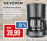 Aktuelles Kaffeemaschine Angebot bei Kaufhaus Stolz in Lübeck ab 39,99 €