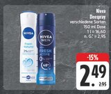 Fresh Natural Deospray Angebote von Nivea bei EDEKA Freital für 2,49 €