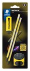 Blister Staedtler Norix® 181 2 crayons graphite + 1 taille-crayon 516 + 1 gomme 523 Jaune et Noir - Staedtler - Fnac Blister Staedtler Norix® 181 2 crayons graphite + 1 taille-crayon 516 + 1 gomme 523 Jaune et Noir - Staedtler à 9,99 € dans le catalogue Fnac