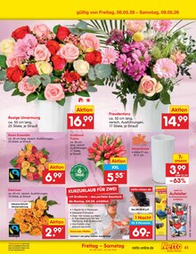 Blumen im Netto Marken-Discount Prospekt "Aktuelle Angebote" mit 75 Seiten (Hamburg)
