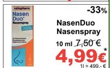 Aktuelle Nasenspray Angebote bei GLOBUS in Halle (Saale) Aktuelles NasenDuo Nasenspray Angebot bei GLOBUS in Halle (Saale) ab 4,99 €
