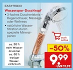 Aktuelles Wasserspar-Duschkopf Angebot bei Netto Marken-Discount in Leverkusen ab 9,99 €