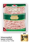 Lyoner in Streifen Angebote von Schwarzwaldhof bei EDEKA Schwäbisch Hall für 3,99 €