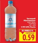 Mineralwasser von Spreequell für 0,59 € bei E center im Angebot Mineralwasser von Spreequell im aktuellen E center Prospekt