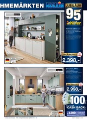 Aktueller Möbel Inhofer Prospekt mit Kuchen, "IHRE KÜCHE FÜR ECHTE GENUSSMOMENTE", Seite 5