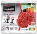 Viande hachée pur bœuf 15% mat.gr. surgelée - JEAN ROZÉ - Intermarché à Angers Viande hachée pur bœuf 15% mat.gr. surgelée - JEAN ROZÉ en promo chez Intermarché Angers à 3,88 €