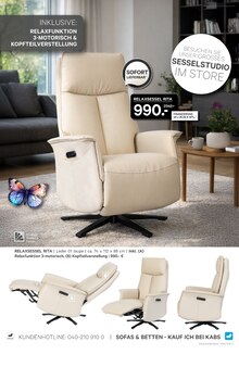 Relaxsessel im Kabs Prospekt "DOPPELT SPAREN!" mit 58 Seiten (Osnabrück)