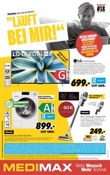 Staubsauger im MEDIMAX Prospekt "LÄUFT BEI MIR!" mit 8 Seiten (Dresden)