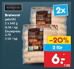 Bratwurst gebrüht Angebote bei Netto Marken-Discount Weimar für 6,00 €