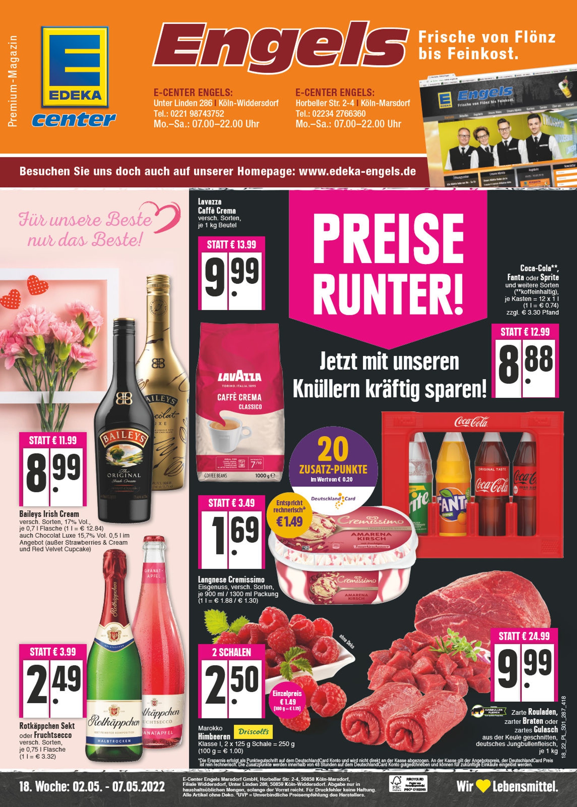 ALDI SÜD Eschweiler Straße 1 in 50354 Hürth Angebote und Öffnungszeiten